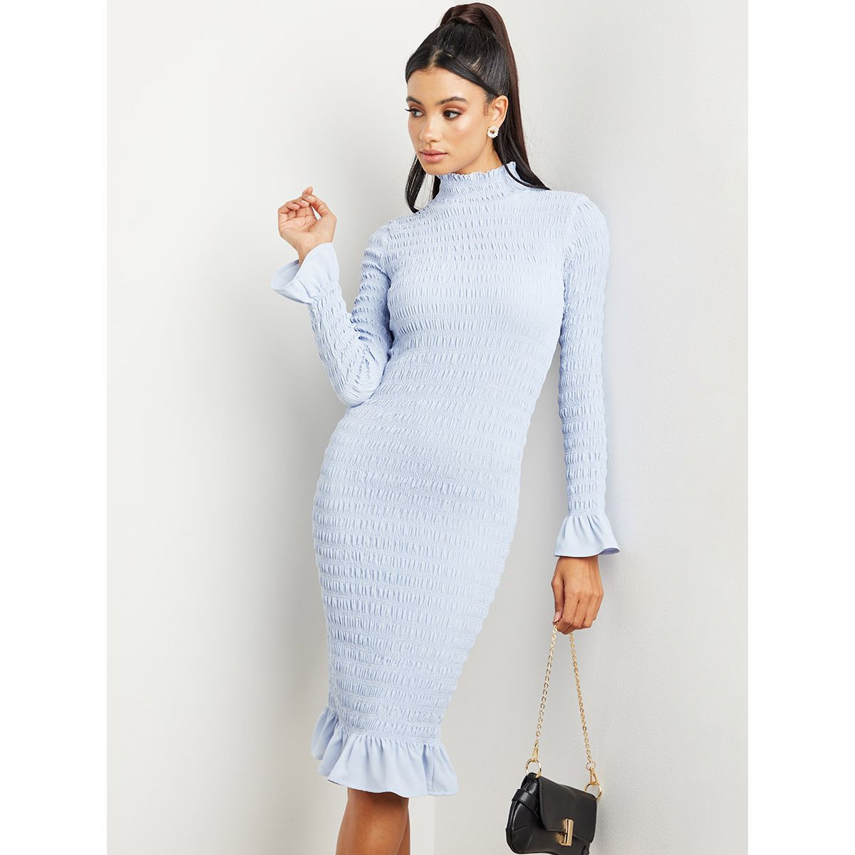 فستان بياقة عالية من ستايلي-women-clothing-dresses-image-6