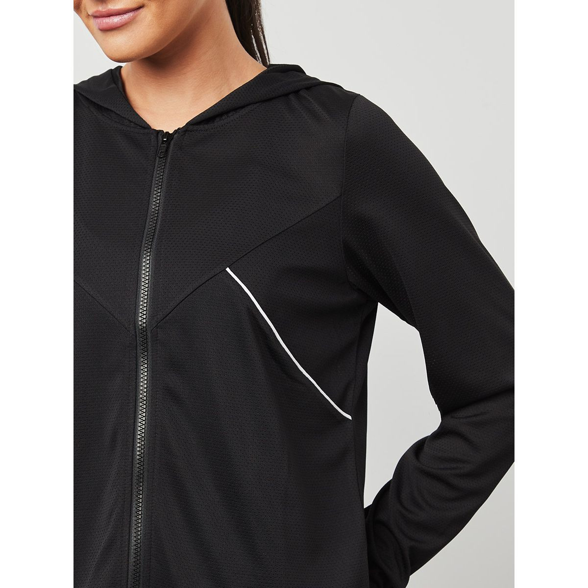 Styli Zip Up Contrast Pocket Piping Active Jacket-women-clothing-sportswearandactivewear-coatsandjackets-jackets-image-4