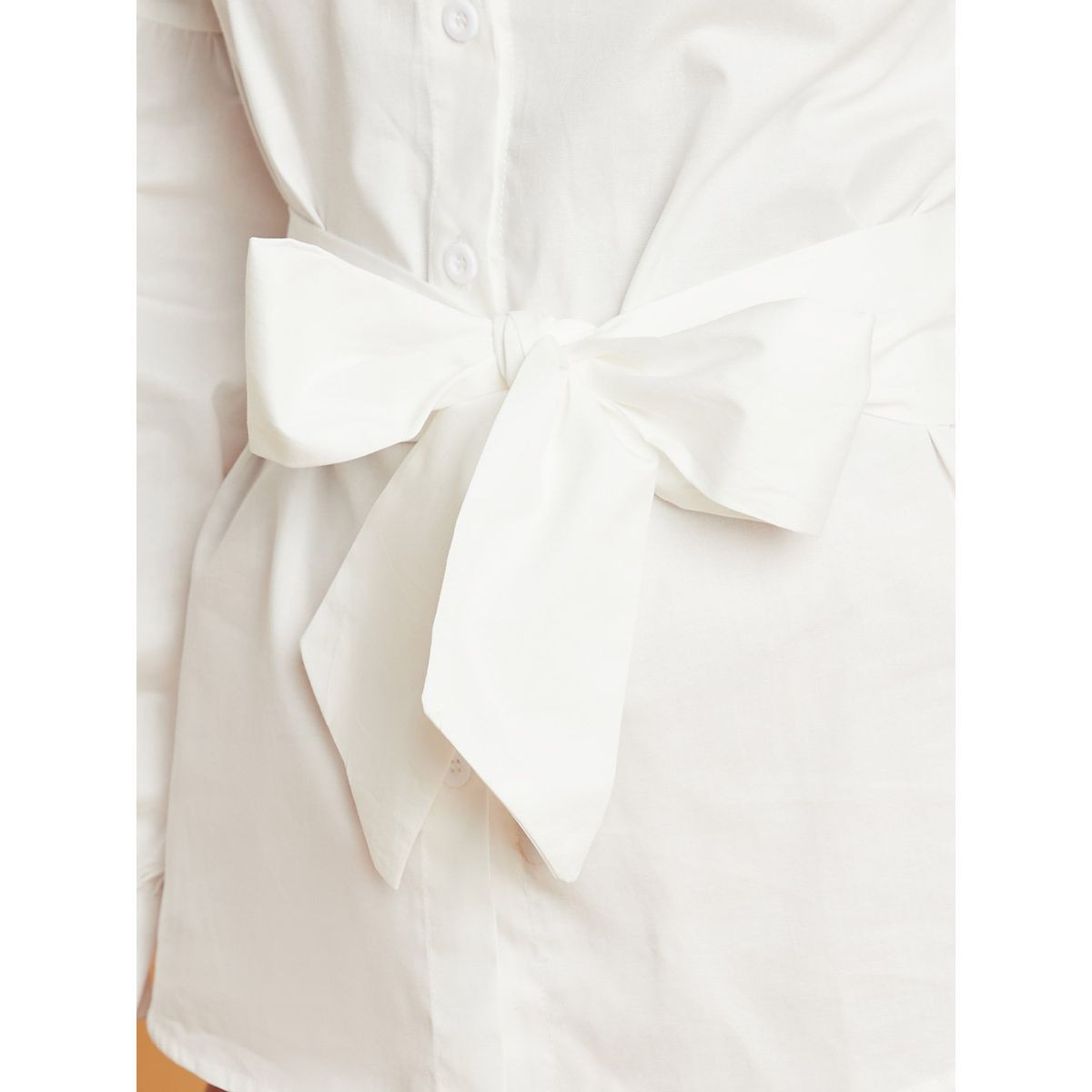 Styli Button Through Long Sleeves Shirt with Tie Belt-women-clothing-shirtsandblouses-blouses-image-3