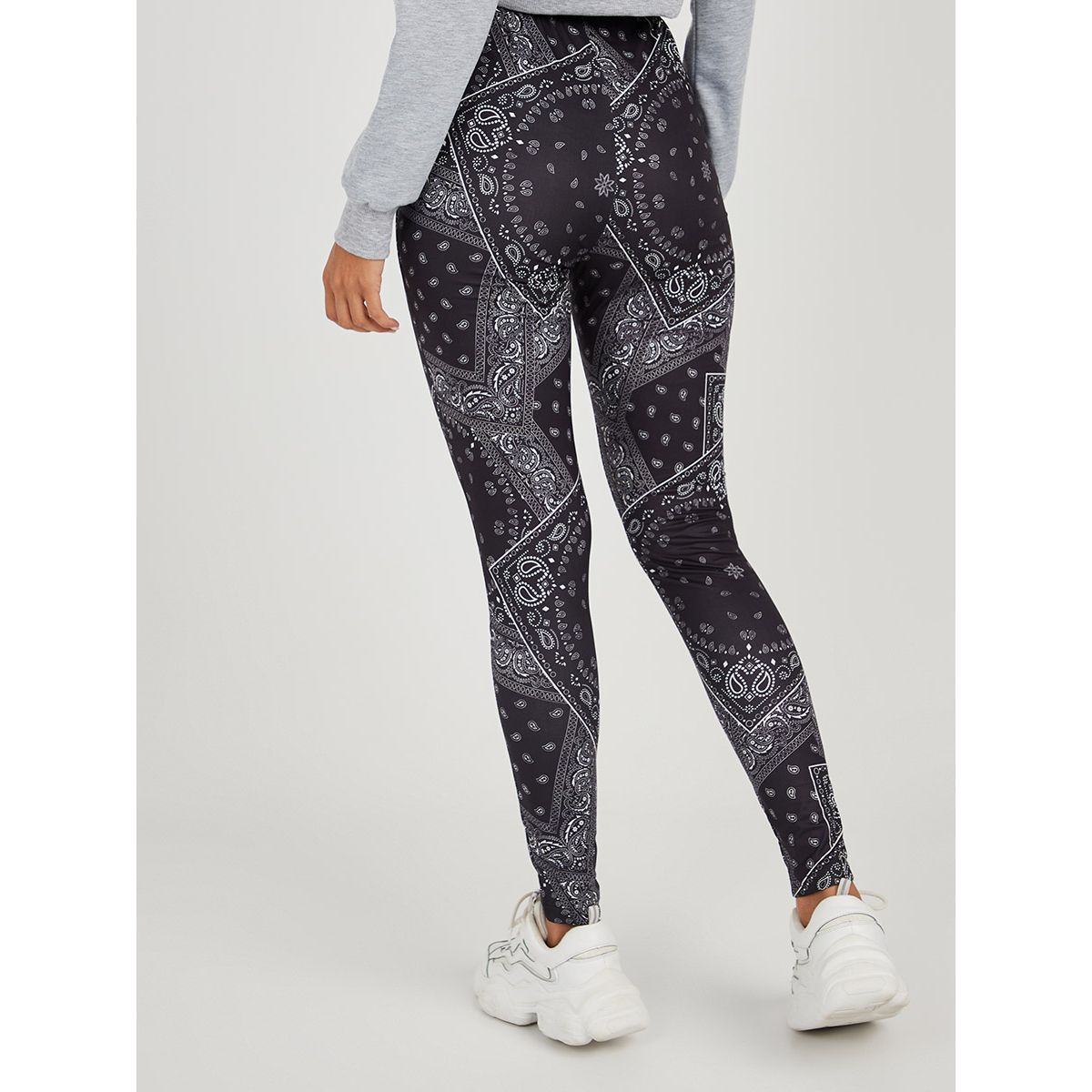 ليقنز مطبع بخصر مطاطي من ستايلي-women-clothing-bottoms-leggings-image-4