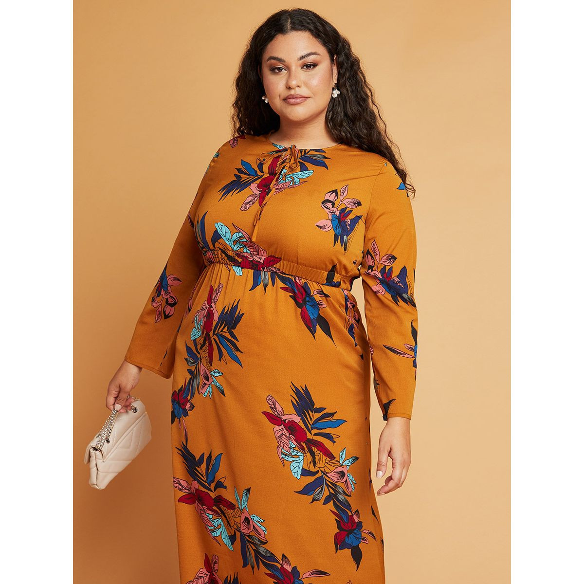 فستان طويل بطبعات ازهار-women-clothing-dresses-image-2