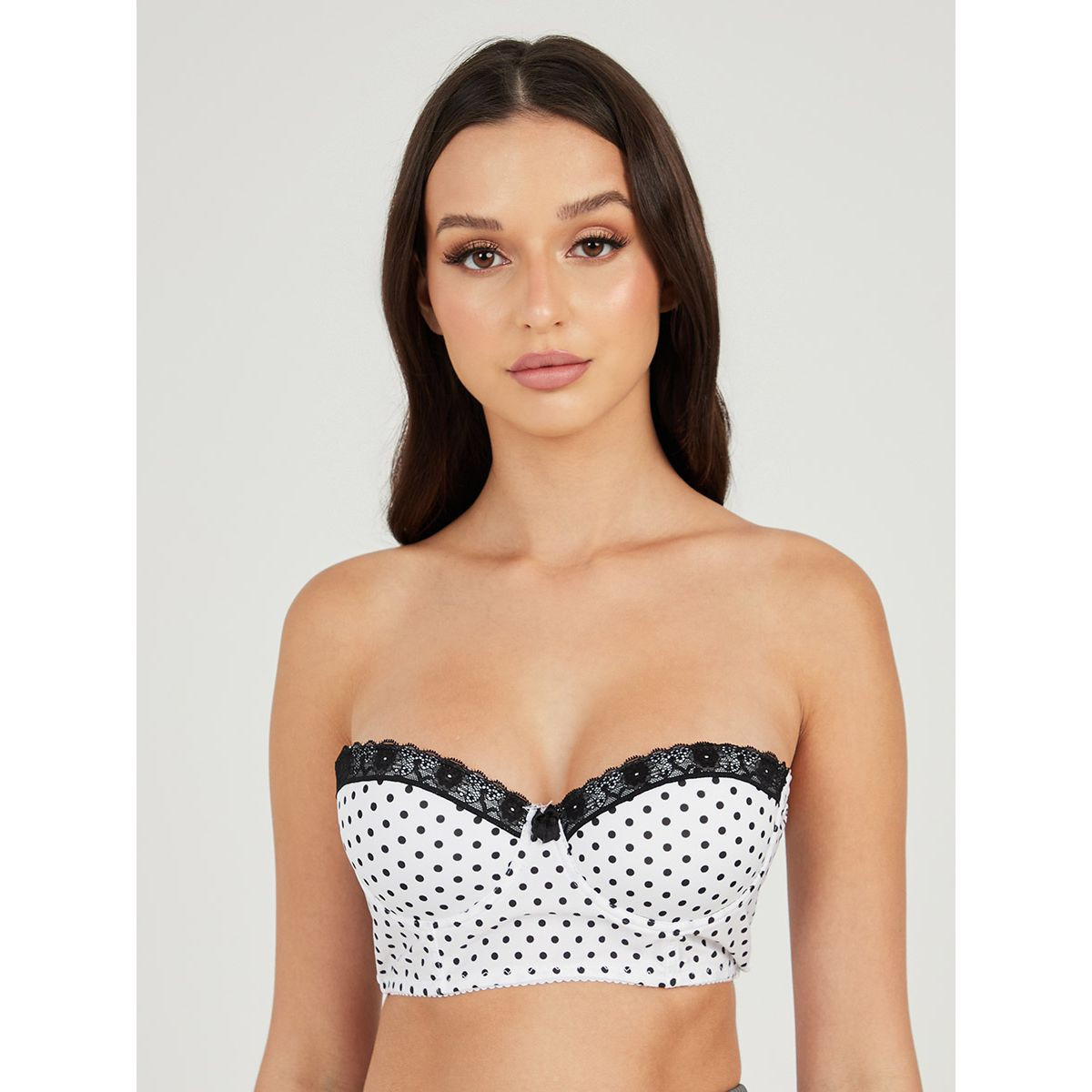 صدرية بالكونيت بطبعات نقاط بولكا من ستايلي-women-clothing-lingerie-bras-image-6