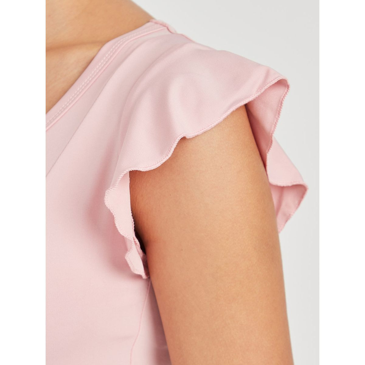 Styli Ruffle Sleeves Activewear Top-women-clothing-sportswearandactivewear-tshirtsandvests-image-3