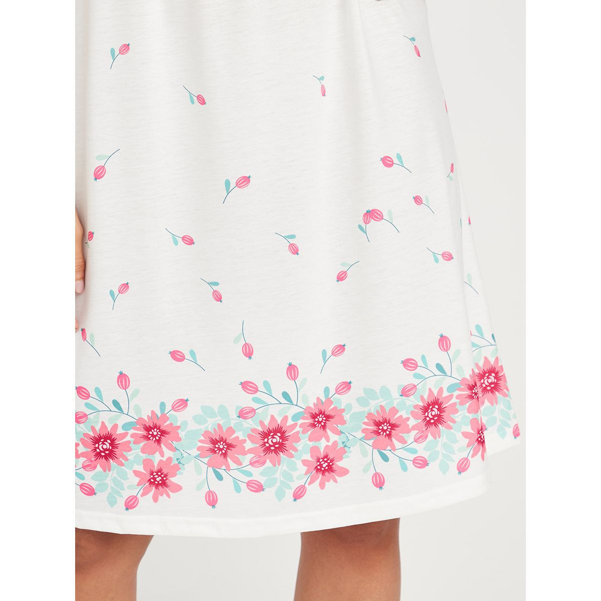 قميص نوم ميدي بطبعة زهور من ستايلي-women-clothing-nightwear-nighties-image-3