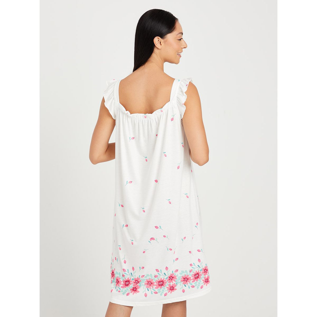 قميص نوم ميدي بطبعة زهور من ستايلي-women-clothing-nightwear-nighties-image-5