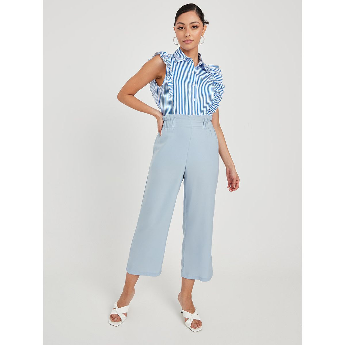 قميص مزين بكشكش من ستايلي-women-clothing-shirtsandblouses-blouses-image-2