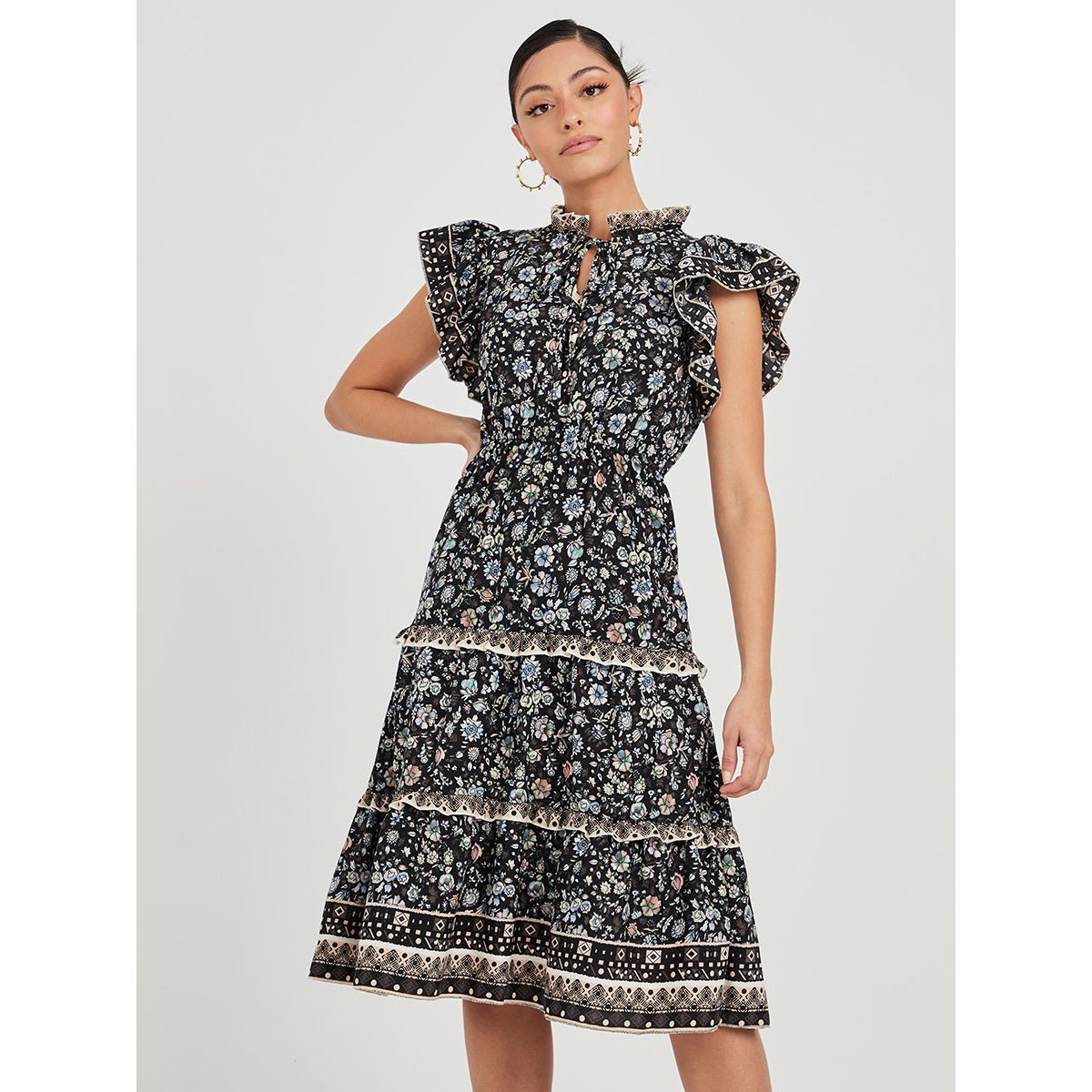 فستان بطبعات ازهار من ستايلي-women-clothing-dresses-image-1
