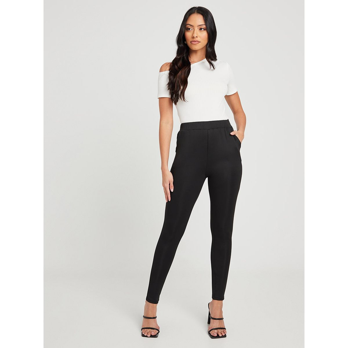 بنطال سكيني بخصر عالي من ستايلي-women-clothing-bottoms-trousers-image-2