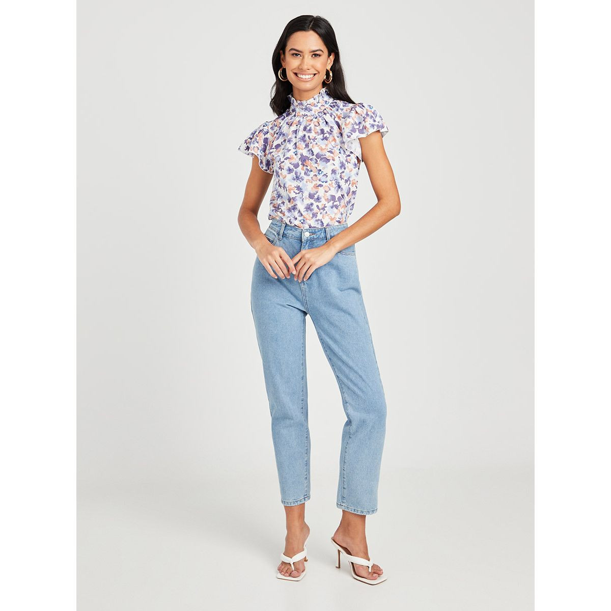 بلوزة باكمام قصيرة من ستايلي-women-clothing-shirtsandblouses-blouses-image-2