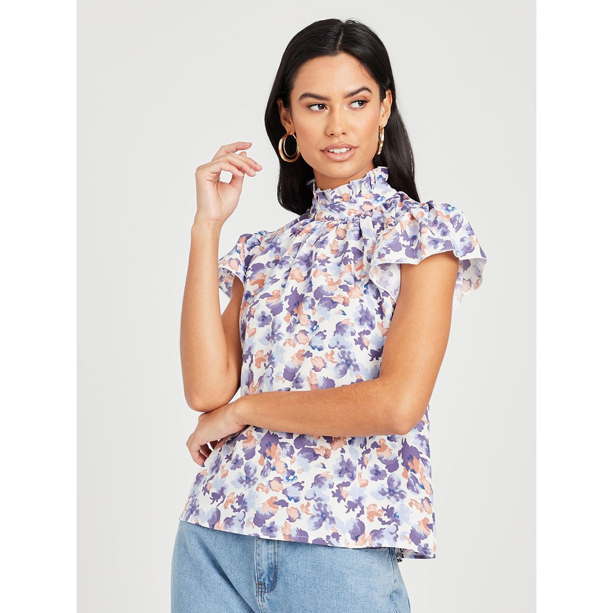 بلوزة باكمام قصيرة من ستايلي-women-clothing-shirtsandblouses-blouses-image-3