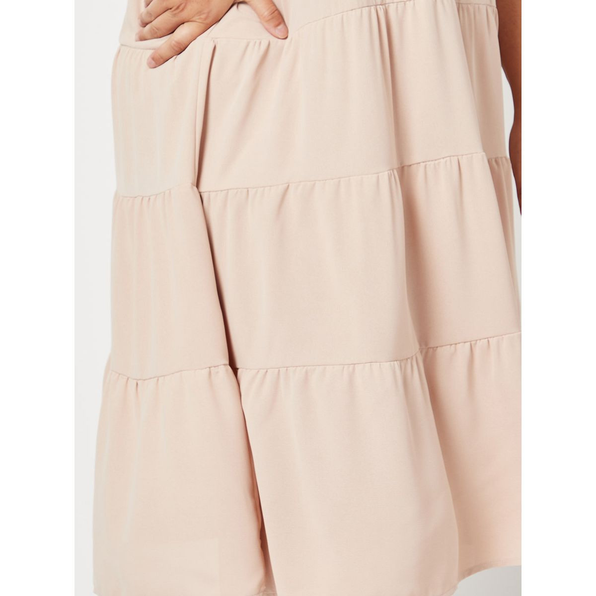فستان ميدي باكمام قصيرة من ستايلي-women-clothing-dresses-image-3