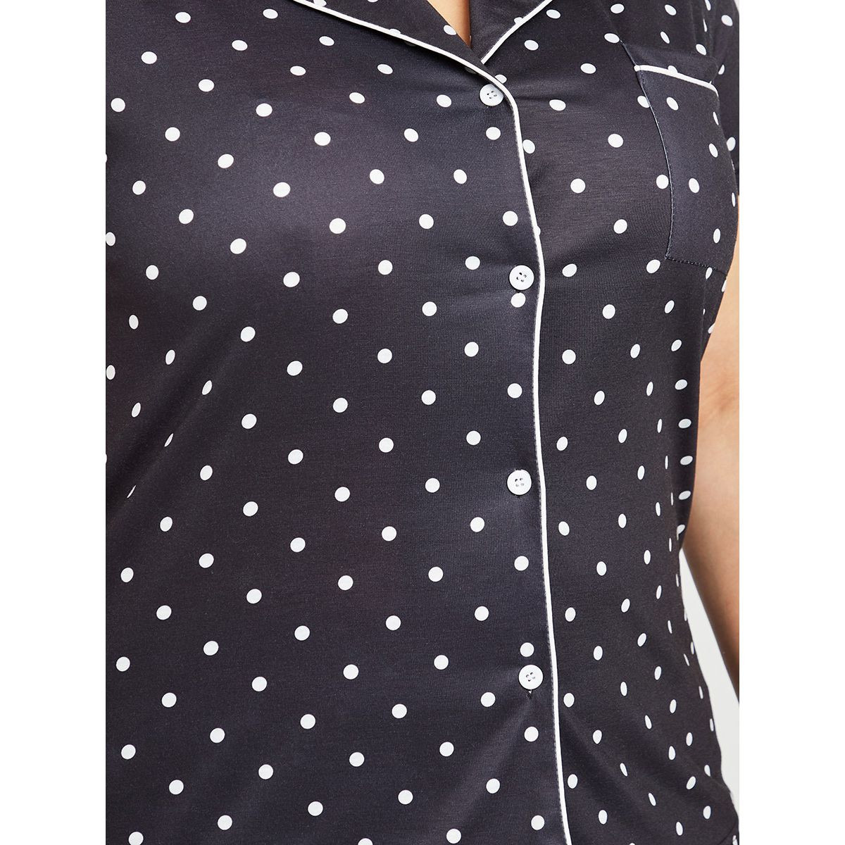 طقم بيجاما ( تيشيرت + بنطال ) من ستايلي-women-clothing-nightwear-pyjamas-longsets-image-3
