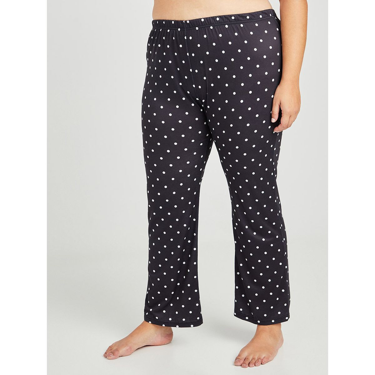 Styli Plus Polka Dot Print Shirt and Pyjama Set-women-clothing-nightwear-pyjamas-longsets-image-5