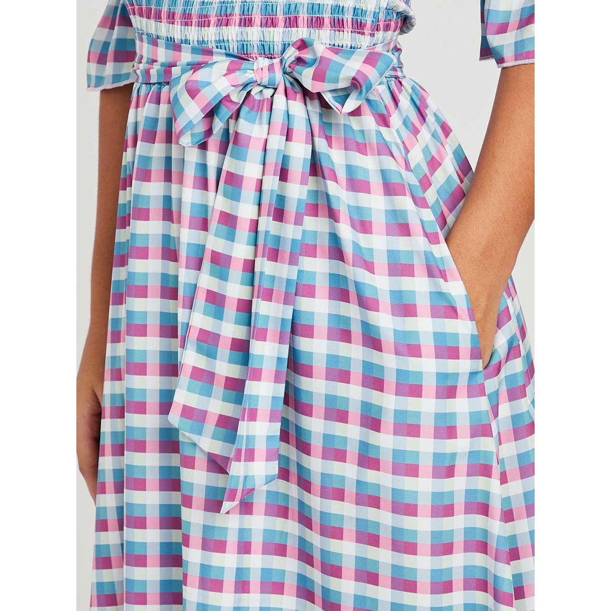 فستان ميدي  برباط خصر-women-clothing-dresses-image-3