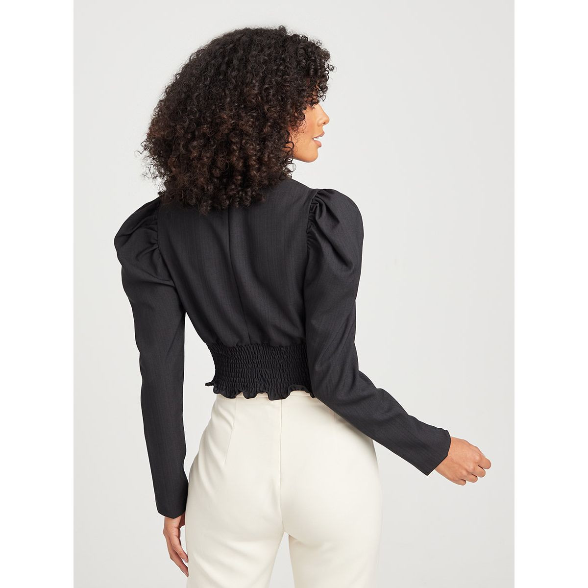 بلوزة بياقة عالية واكمام طويلة من ستايلي-women-clothing-shirtsandblouses-blouses-image-4