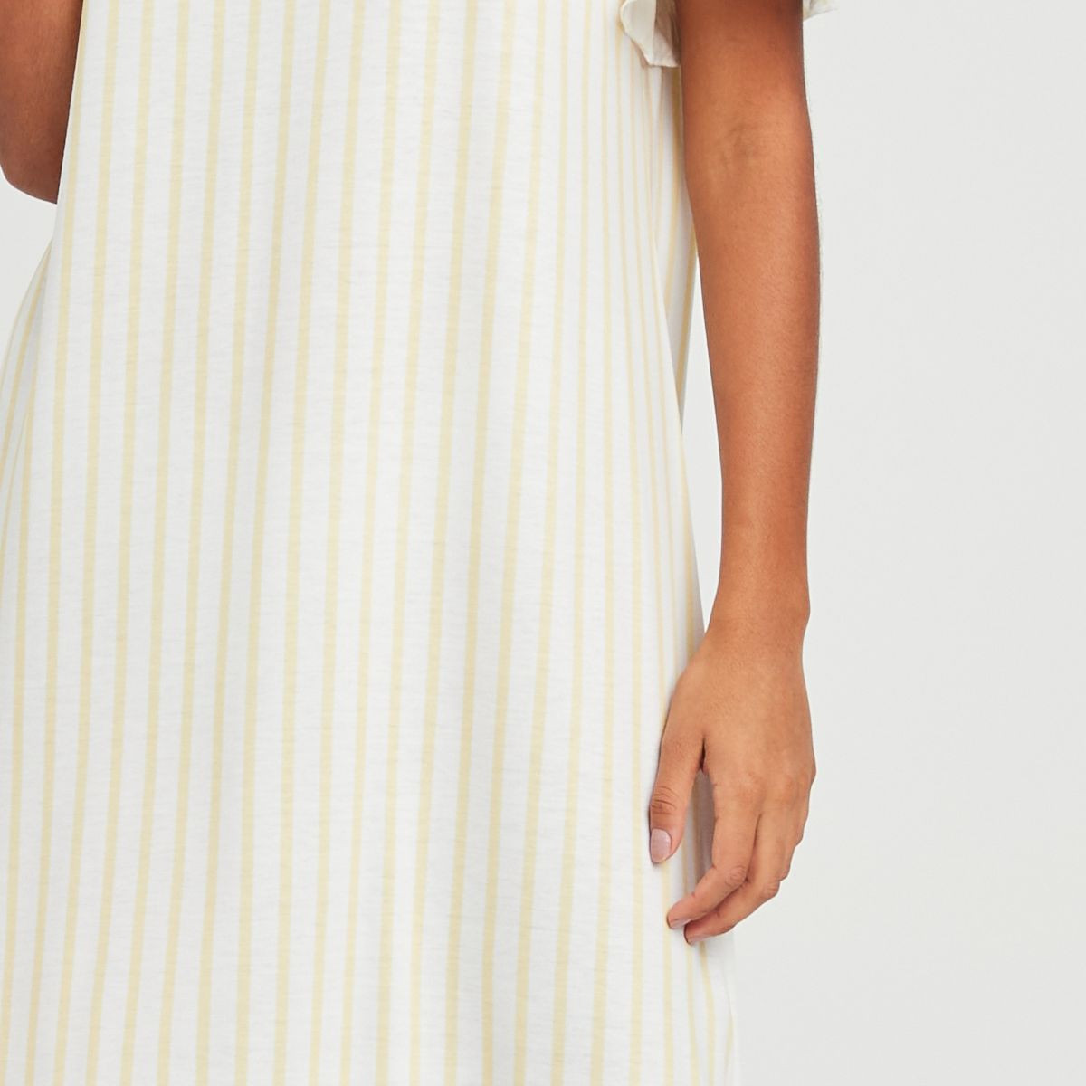 فستان ميدي باكمام قصيرة من ستايلي-women-clothing-nightwear-nighties-image-1