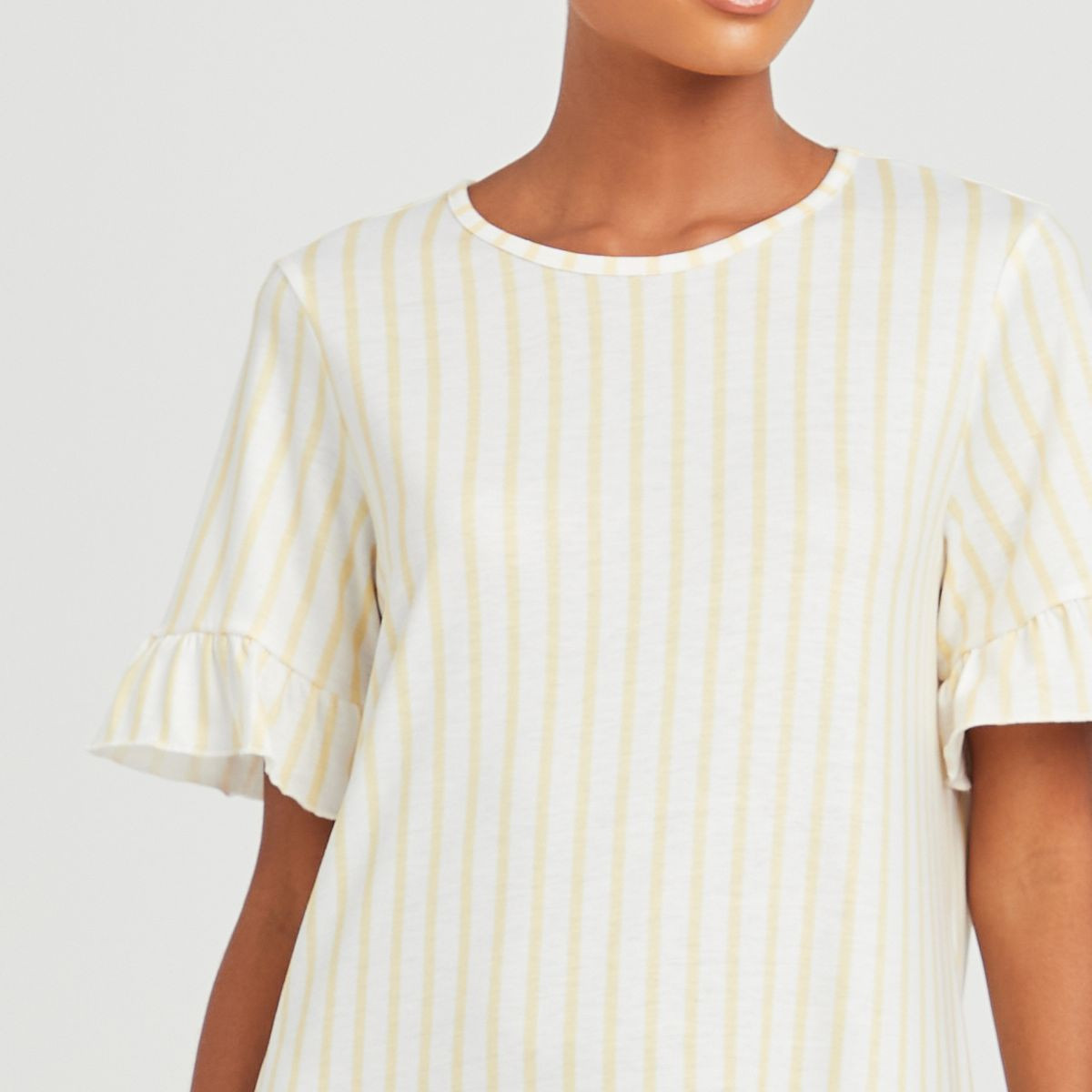 فستان ميدي باكمام قصيرة من ستايلي-women-clothing-nightwear-nighties-image-2
