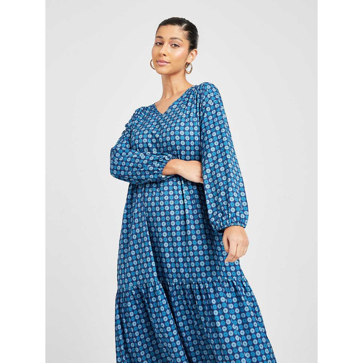 فستان طويل باكمام طويلة من ستايلي-women-clothing-dresses-image-2