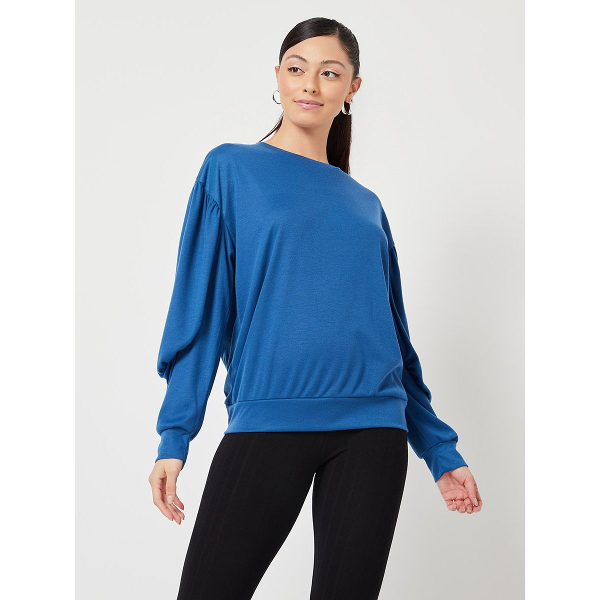 سويت شيرت بياقة دائرية من ستايلي-women-clothing-hoodiesandsweatshirts-sweatshirts-image-1