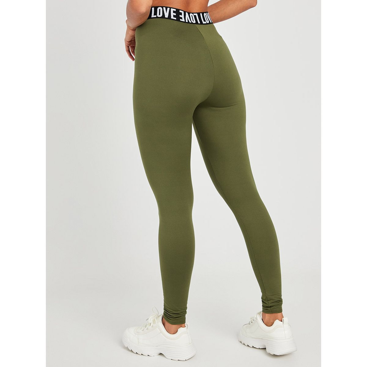 Styli Love Print Elastic Waistband Full Length Leggings-women-clothing-bottoms-leggings-image-4