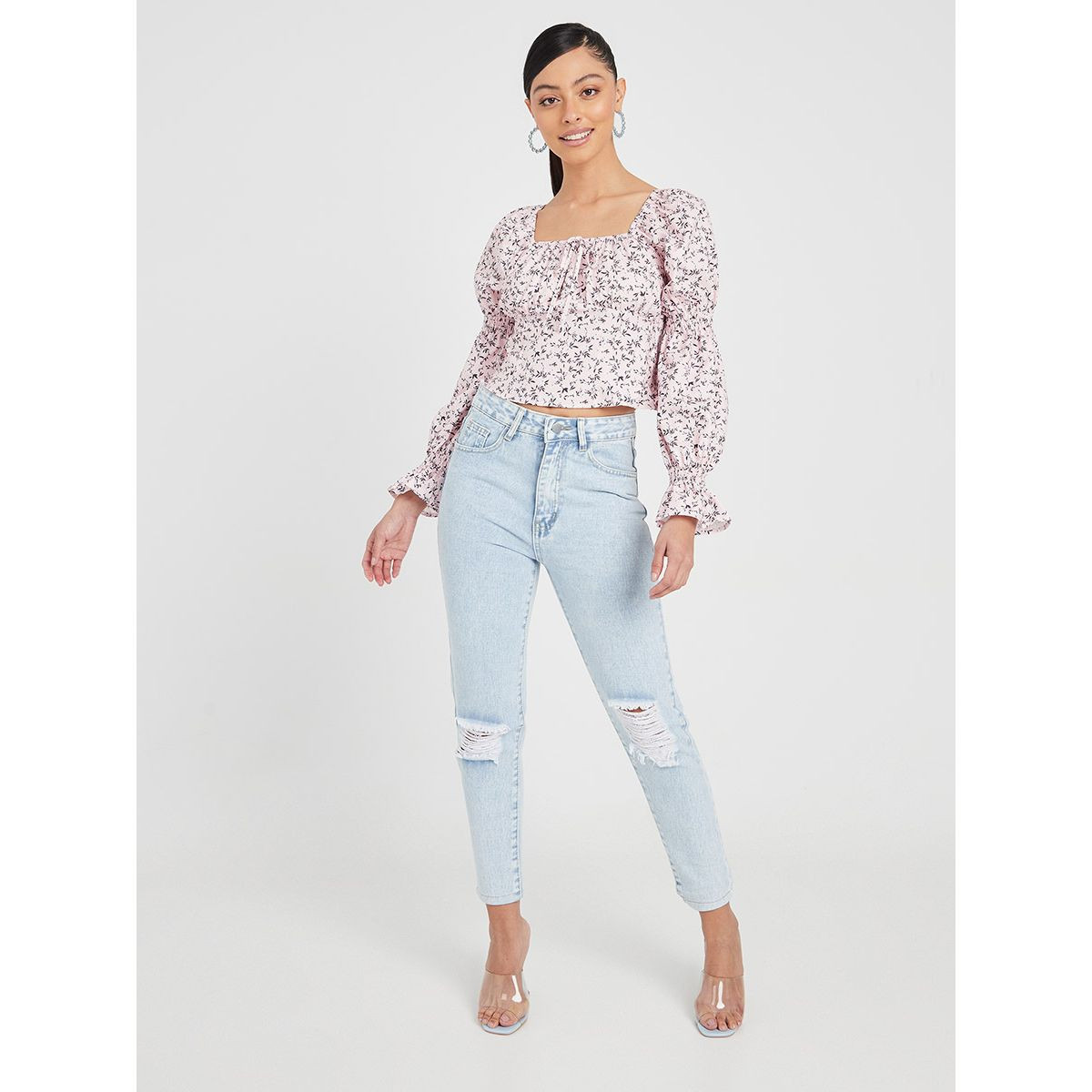 جينز بخصر عالي من ستايلي-women-clothing-bottoms-jeans-image-2