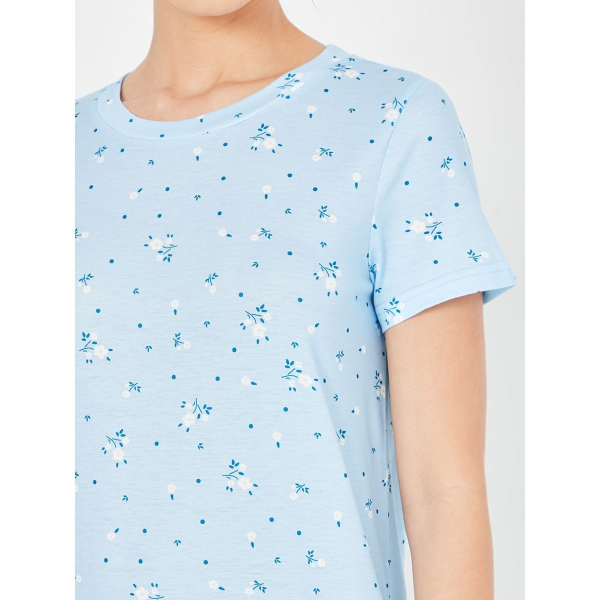 فستان طويل مطبع بزهور من ستايلي-women-clothing-nightwear-nighties-image-3