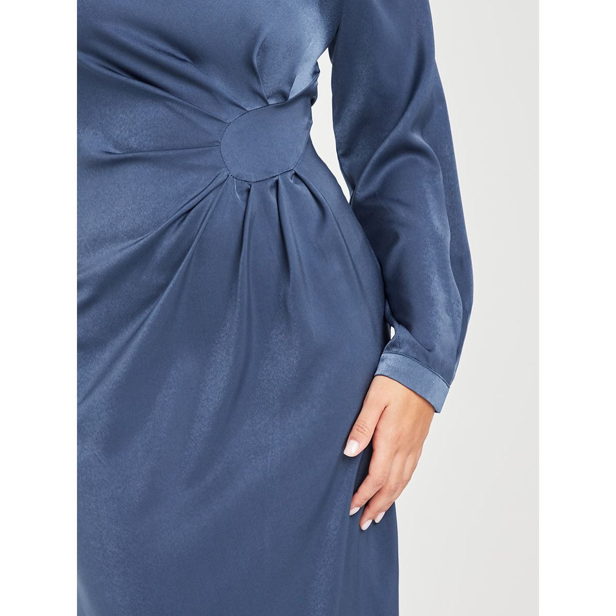 فستان ميدي باكمام طويلة من ستايلي-women-clothing-dresses-image-3