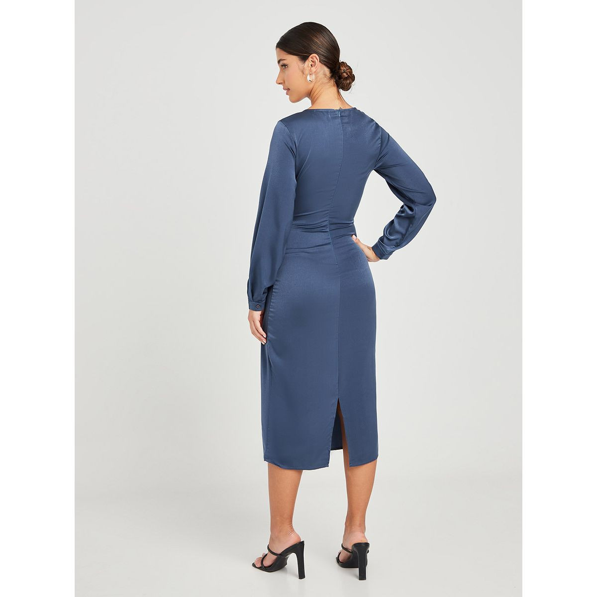 فستان ميدي باكمام طويلة من ستايلي-women-clothing-dresses-image-4