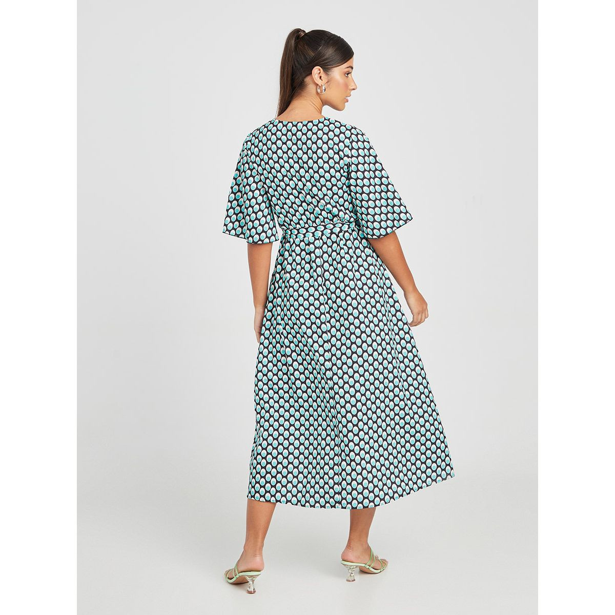 فستان ميدي باكمام قصيرة-women-clothing-dresses-image-4