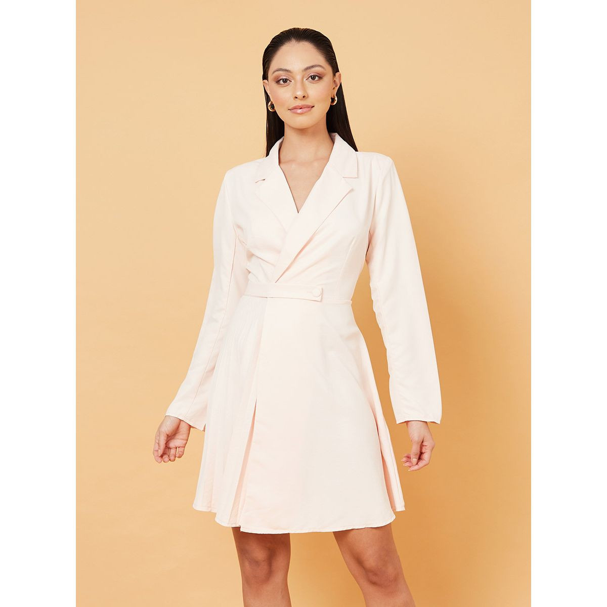 فستان قصير باكمام طويلة من ستايلي-women-clothing-dresses-image-2