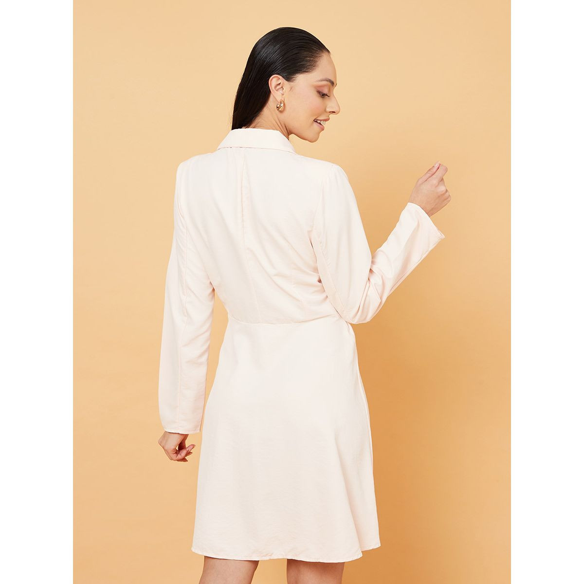 فستان قصير باكمام طويلة من ستايلي-women-clothing-dresses-image-4