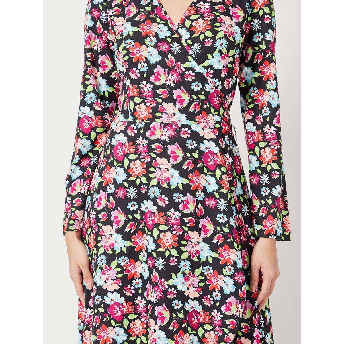 Styli Long Sleeves Floral Print Wrap Around Woven Midi Dress-women-clothing-dresses-image-3
