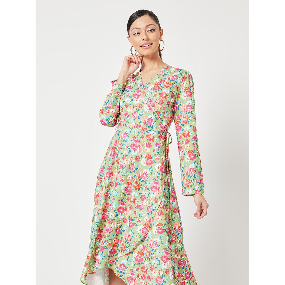 فستان ميدي باكمام طويلة-women-clothing-dresses-image-2