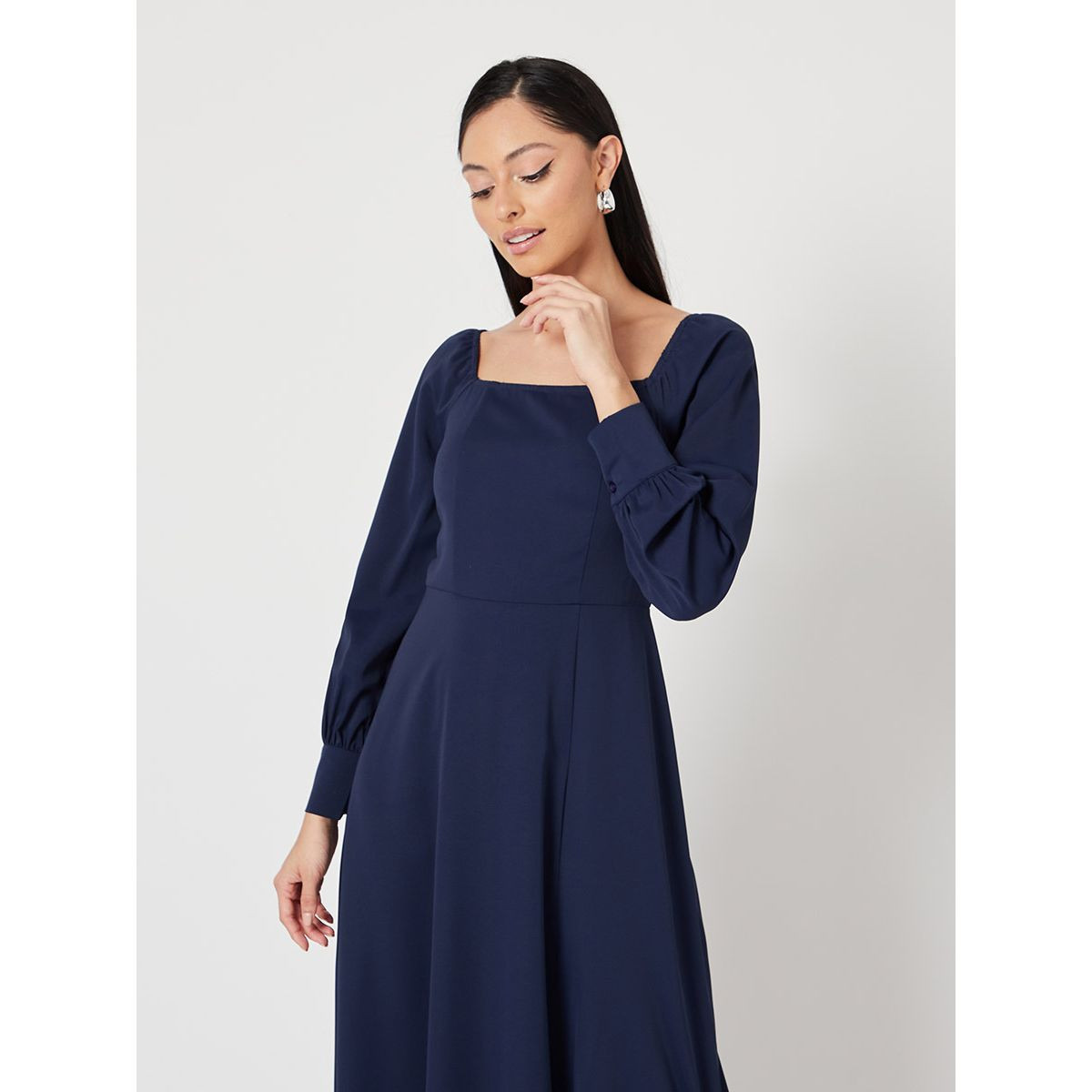فستان طويل مزين بفتحات-women-clothing-dresses-image-2