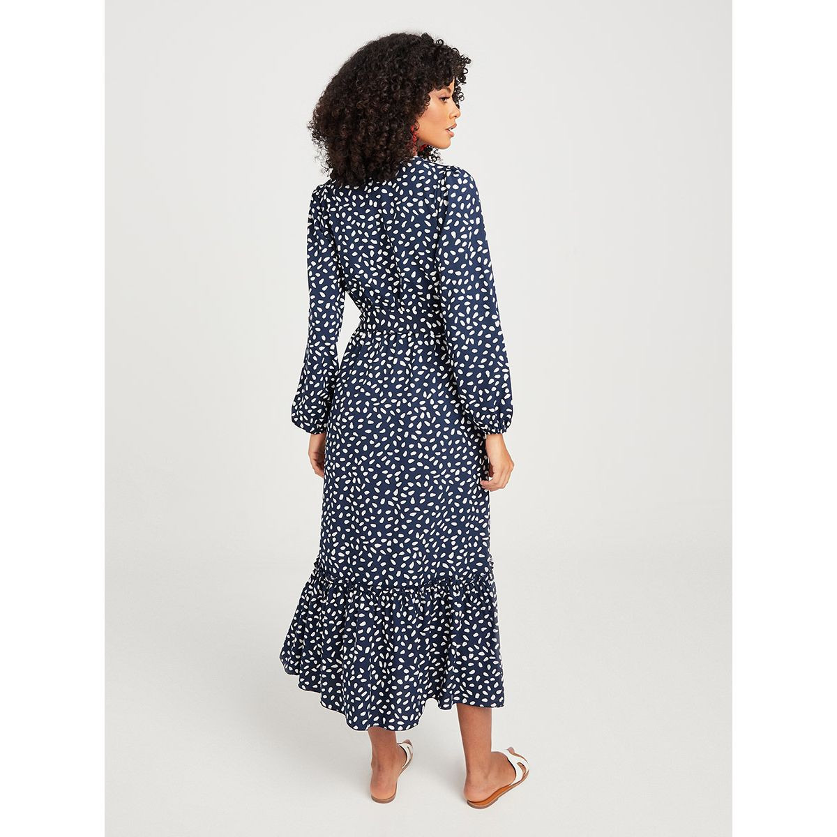 فستان ميدي باكمام طويلة من ستايلي-women-clothing-dresses-image-4