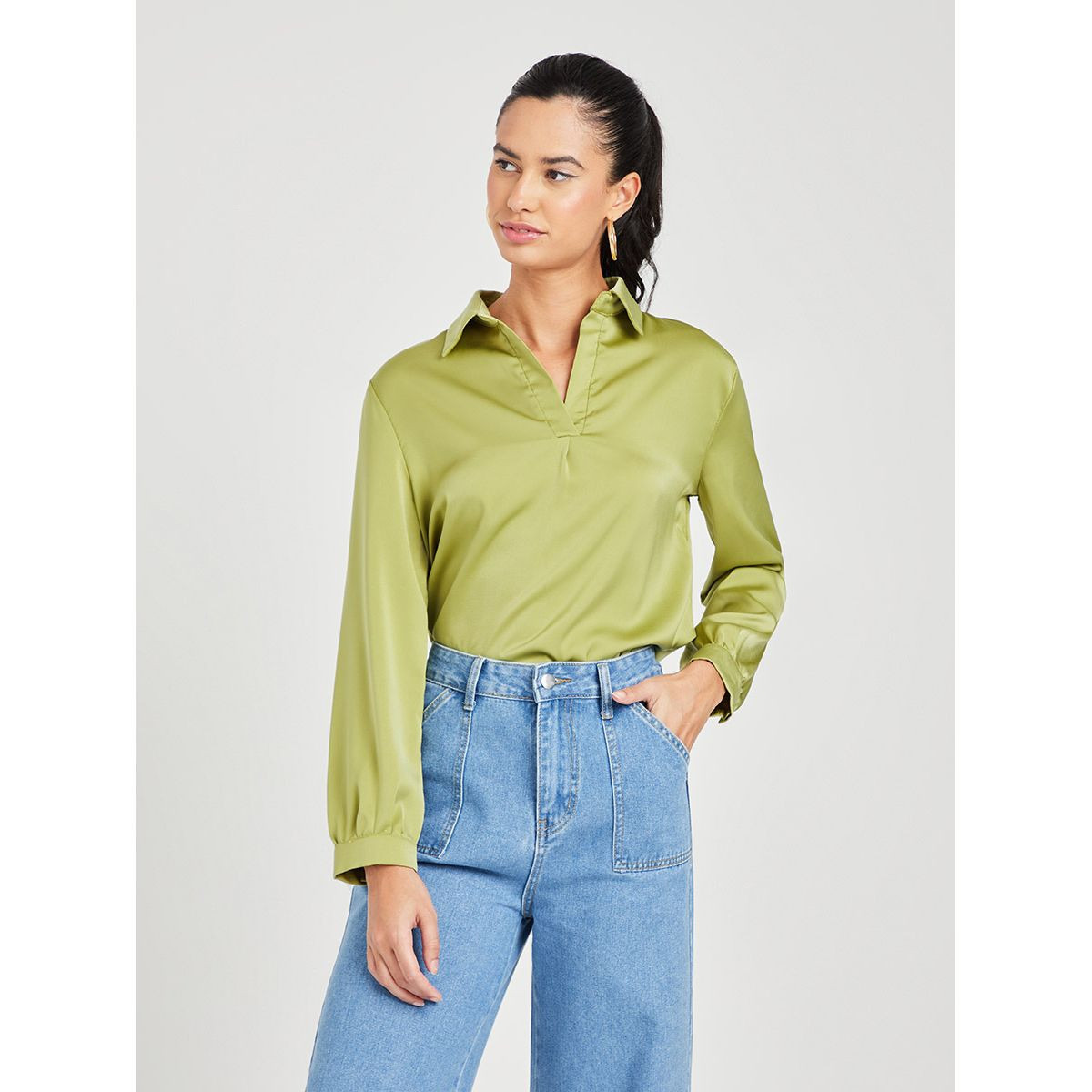 قميص باكمام طويلة من ستايلي-women-clothing-shirtsandblouses-blouses-image-1