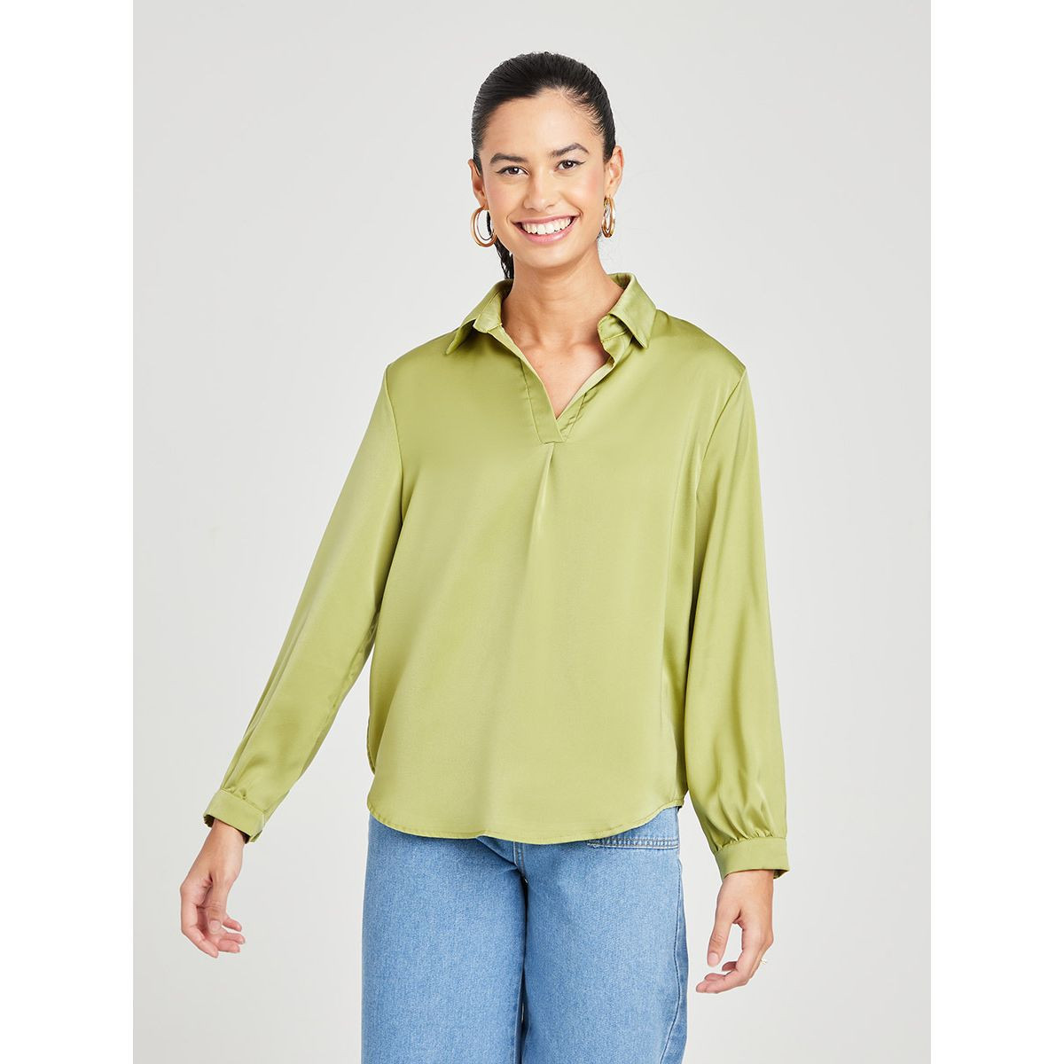 قميص باكمام طويلة من ستايلي-women-clothing-shirtsandblouses-blouses-image-5