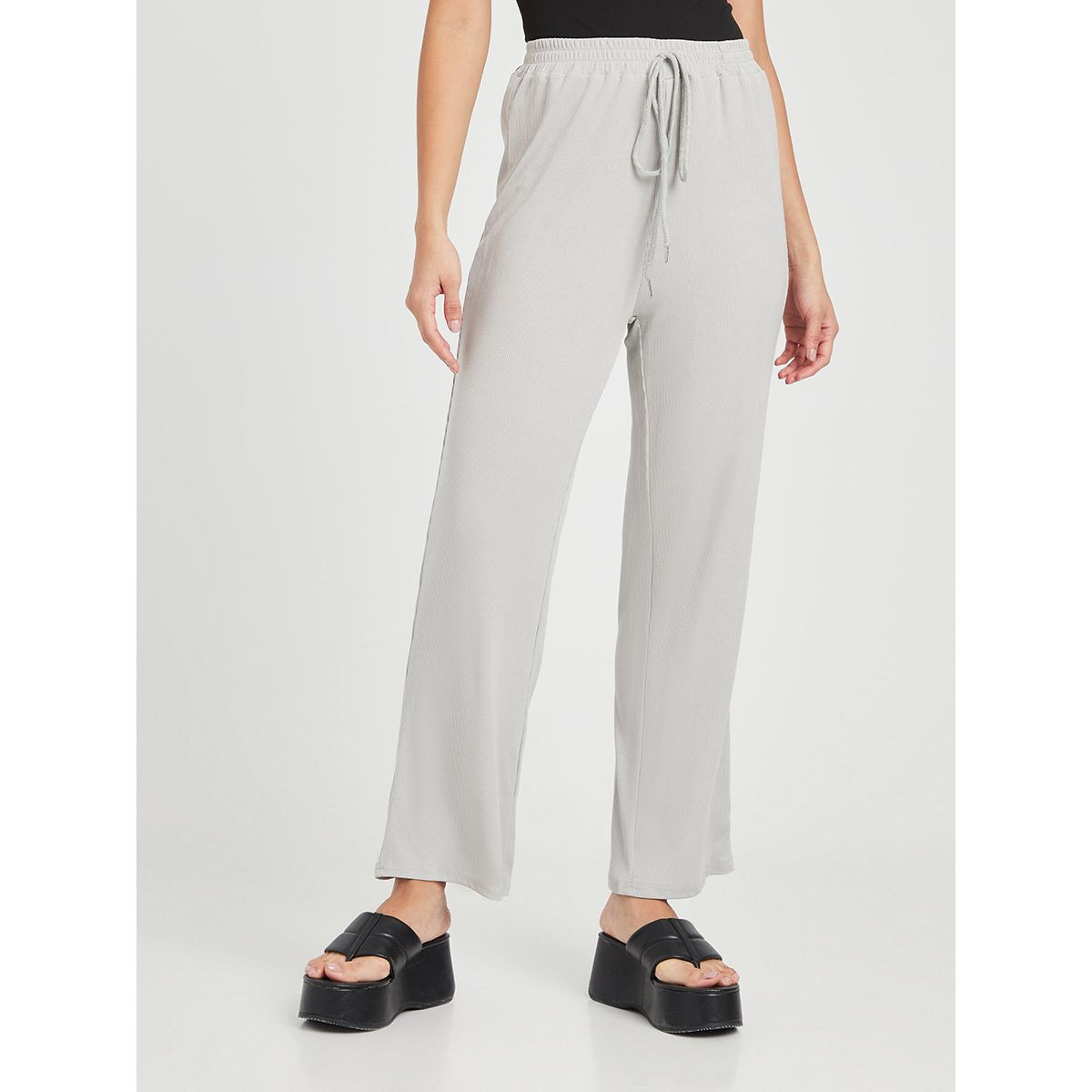 بنطال برباط خصر من ستايلي-women-clothing-bottoms-trousers-image-1