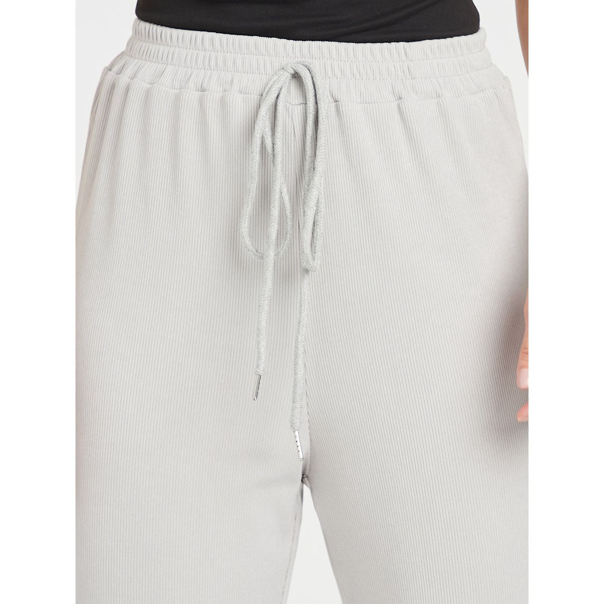 Styli Knitted Straight Leg Relaxed Pants with Tie Waist-women-clothing-bottoms-trousers-image-3