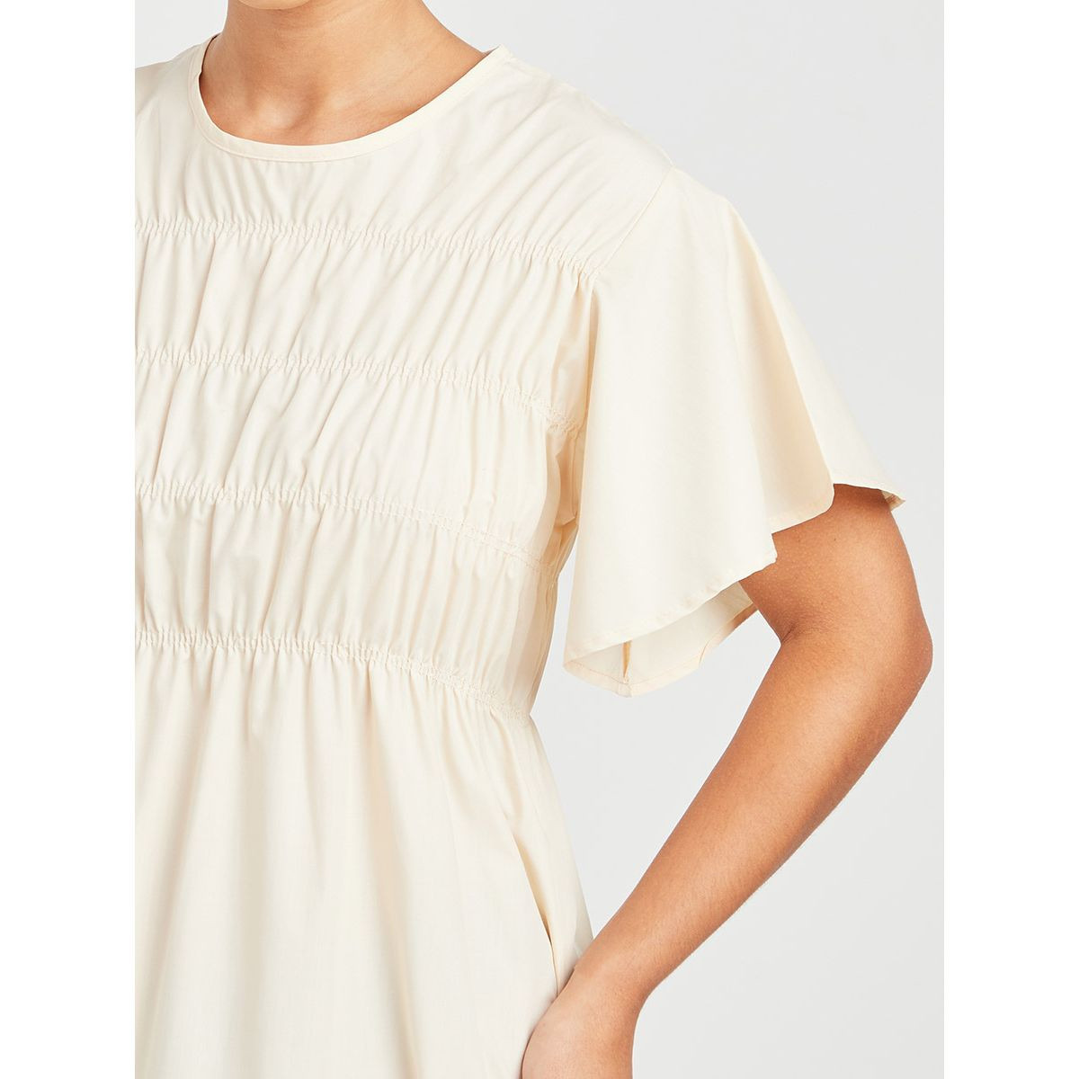 فستان ميدي بنمط كتل الالوان من ستايلي-women-clothing-dresses-image-3
