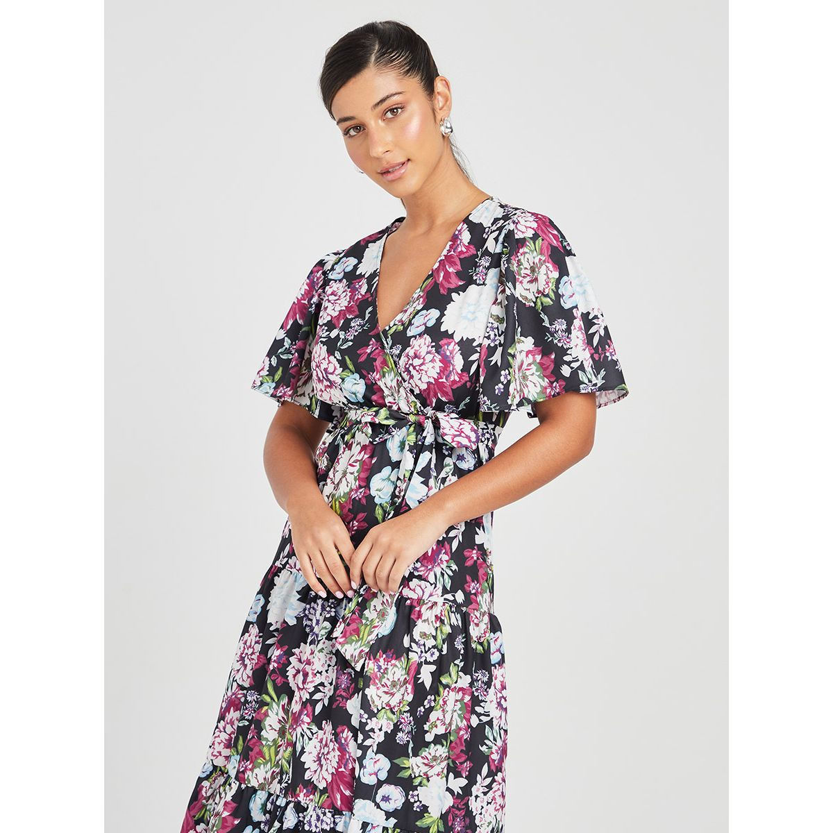 فستان طويل باكمام قصيرة من ستايلي-women-clothing-dresses-image-2