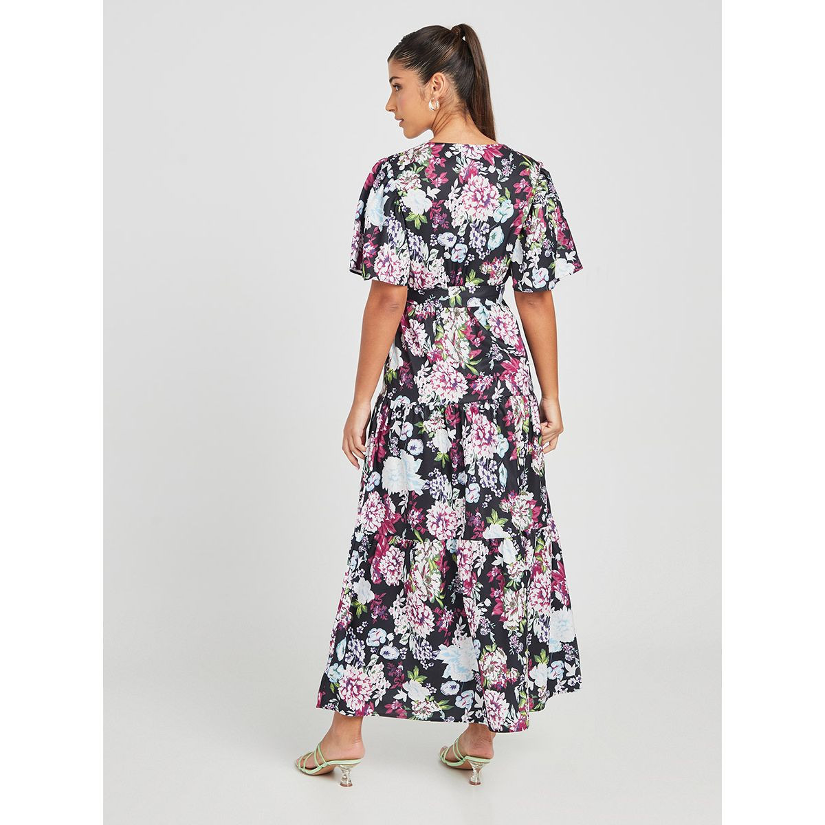 فستان طويل باكمام قصيرة من ستايلي-women-clothing-dresses-image-4