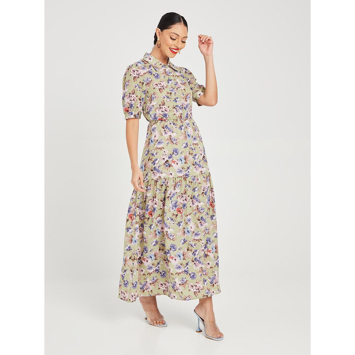 فستان طويل مطبع بزهور من ستايلي-women-clothing-dresses-image-1