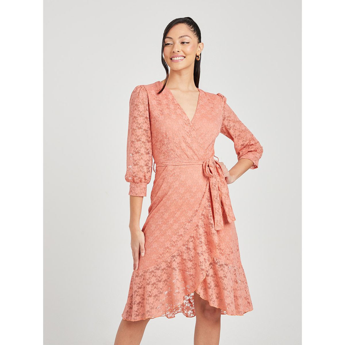 فستان ميدي بنمط لف-women-clothing-dresses-image-2