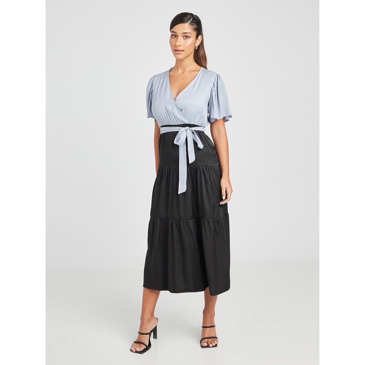 فستان ميدي بنمط كتل الالوان-women-clothing-dresses-image-2