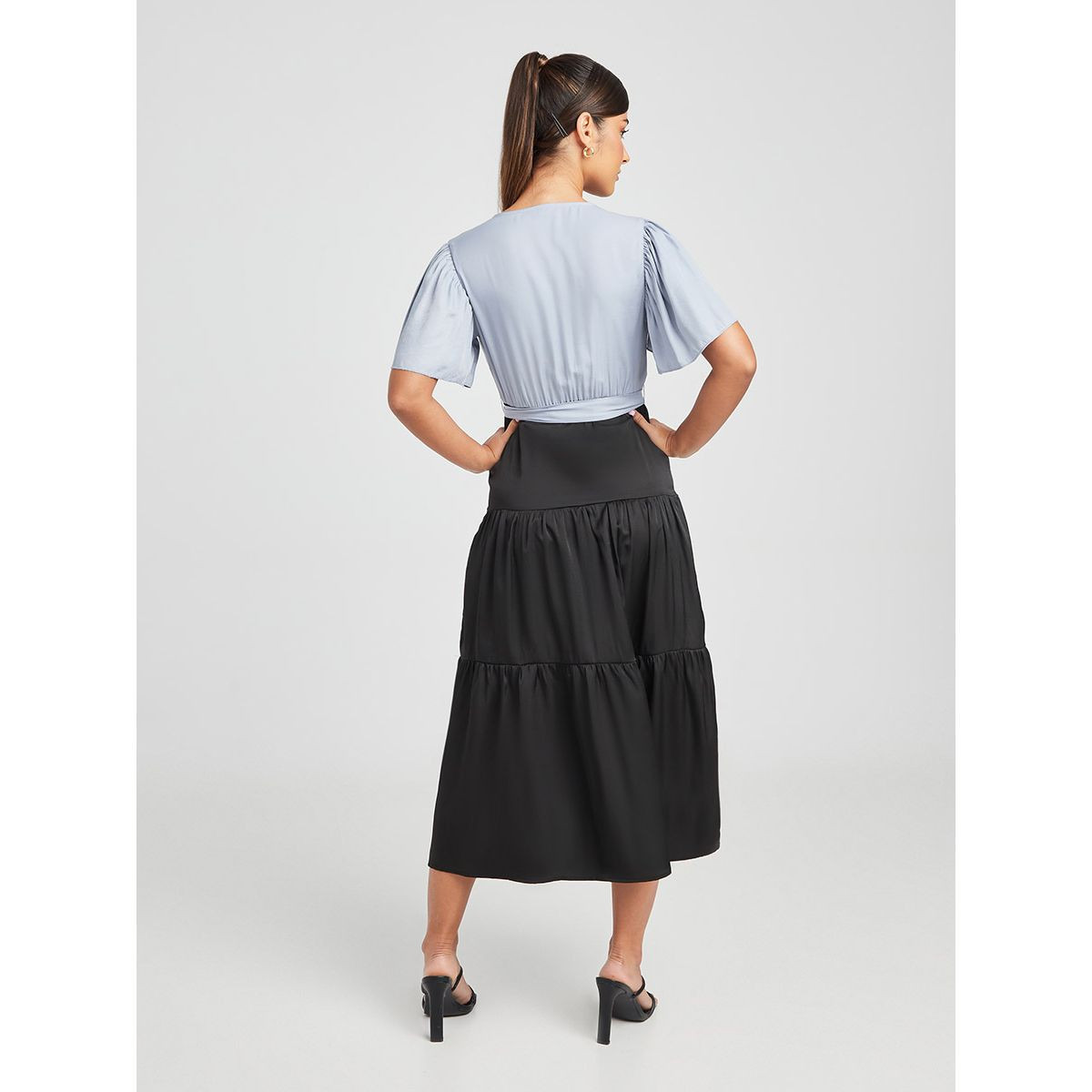 فستان ميدي بنمط كتل الالوان-women-clothing-dresses-image-4
