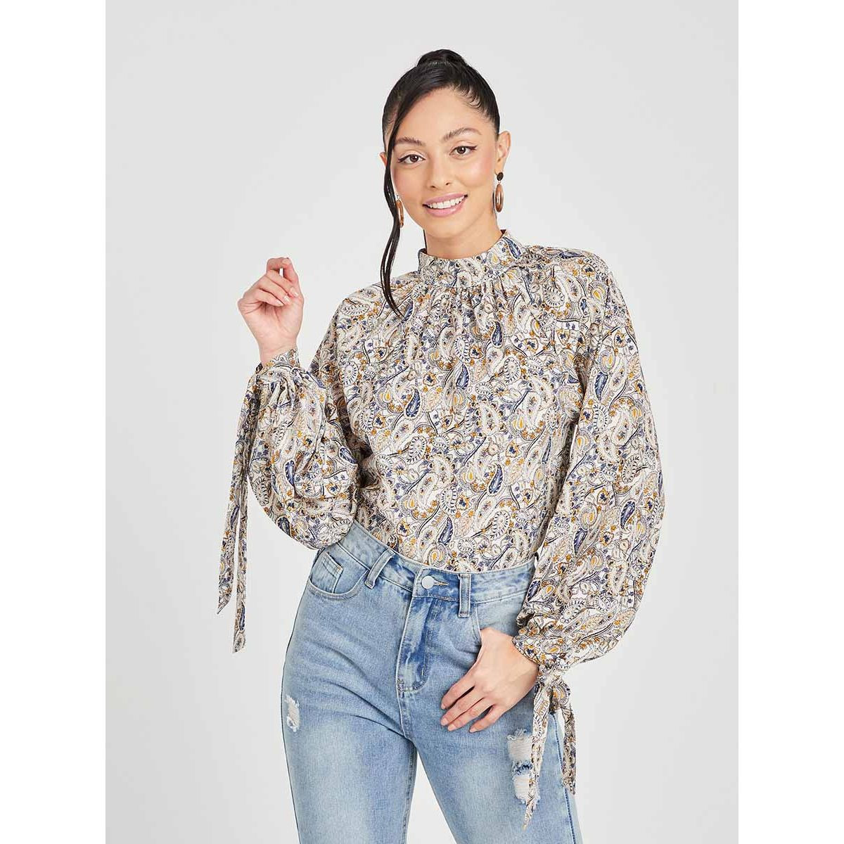 بلوزة باكمام طويلة من ستايلي-women-clothing-shirtsandblouses-blouses-image-5