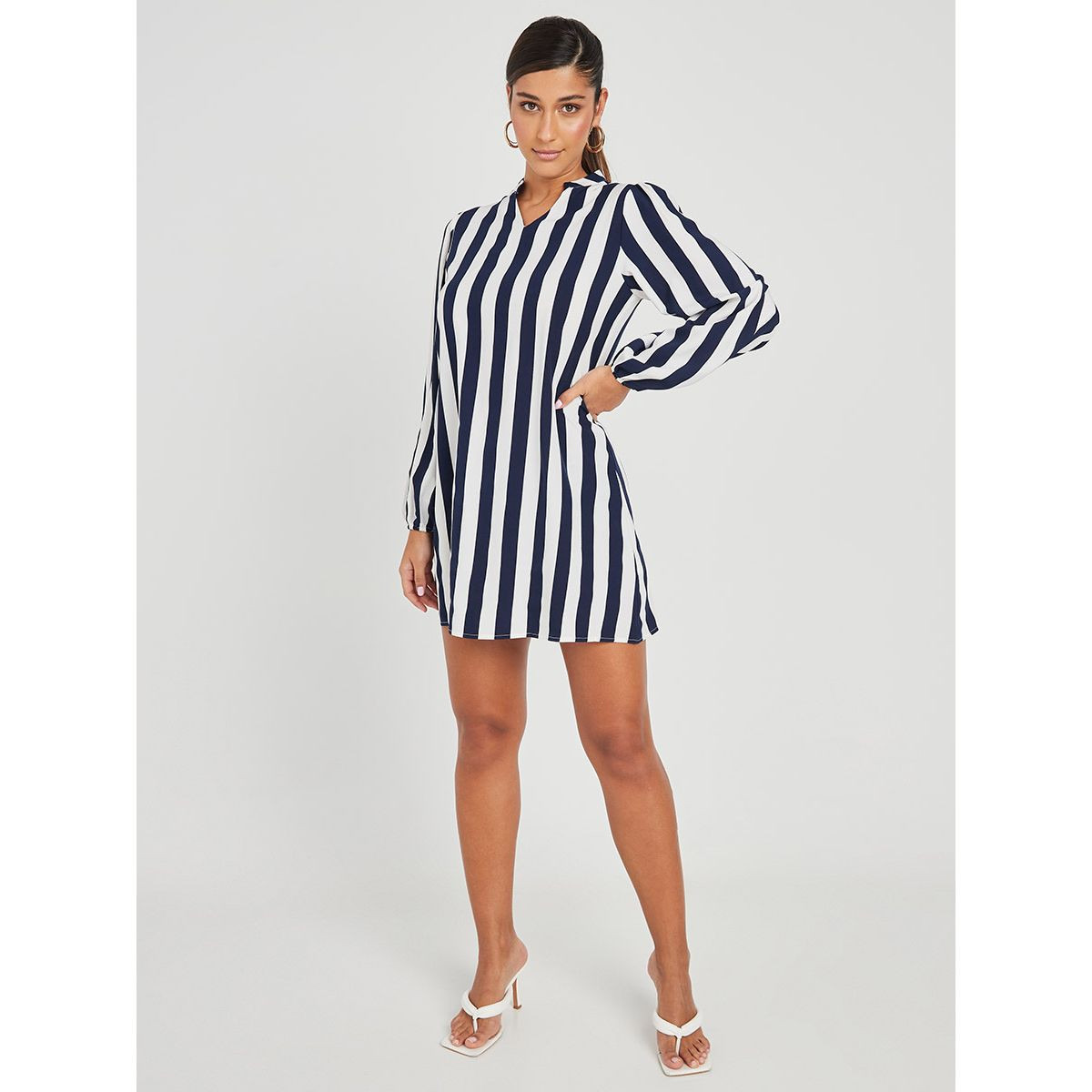 فستان قصير باكمام طويلة-women-clothing-dresses-image-2
