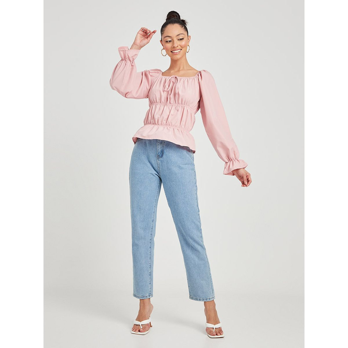 بلوزة باكمام طويلة-women-clothing-shirtsandblouses-blouses-image-2