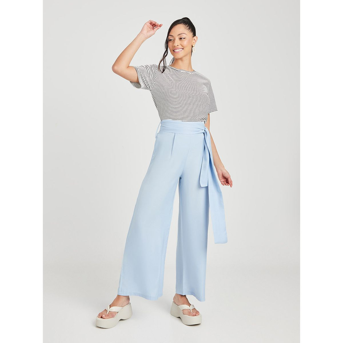 بنطال بقصة واسعة من ستايلي-women-clothing-bottoms-trousers-image-2